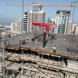 Baugerüst Gebäude – Apartment Dubai – Kristal Immobilien