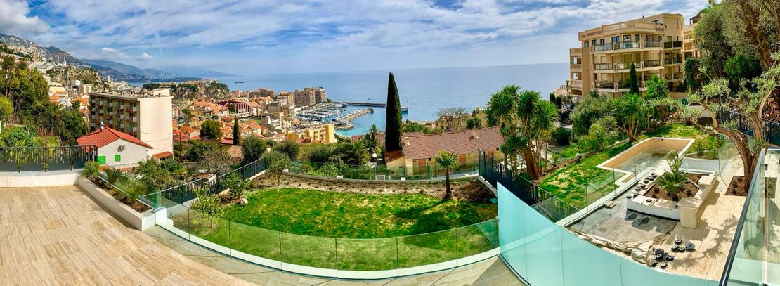 View of Mediterranean - CAP D'AIL Residence - Kristal SA
